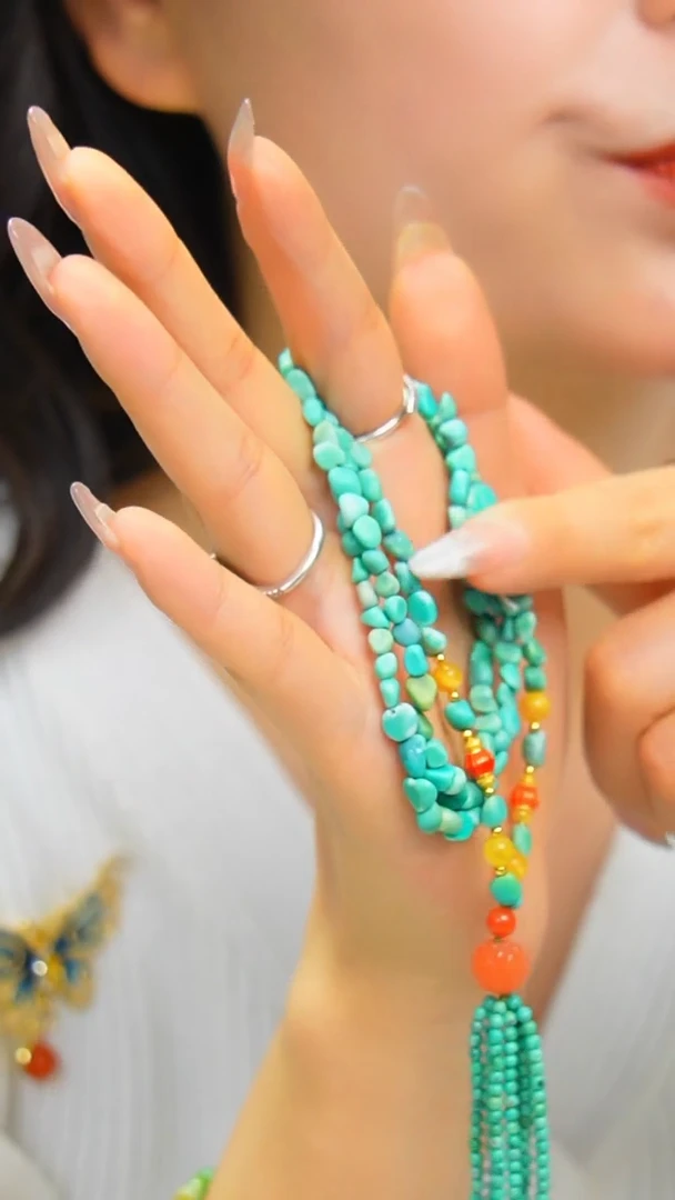 【闪购商品】绿松石项链未镶嵌多样性发货一件