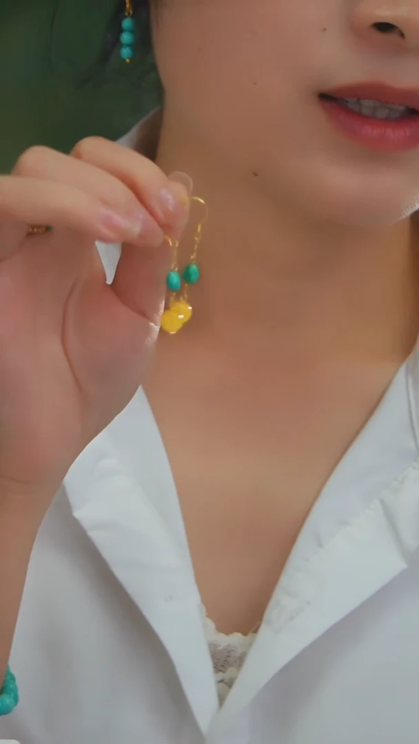 【闪购商品】蜜蜡颈饰银S925镶嵌发货一件