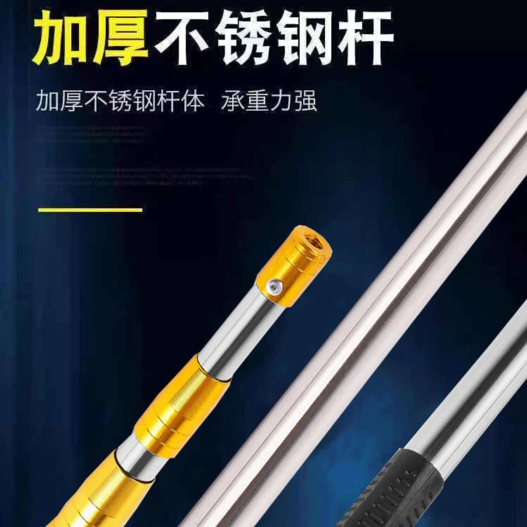 通用摘果神器 多功能伸缩杆便捷加厚不锈钢 高空修枝锯树勾果