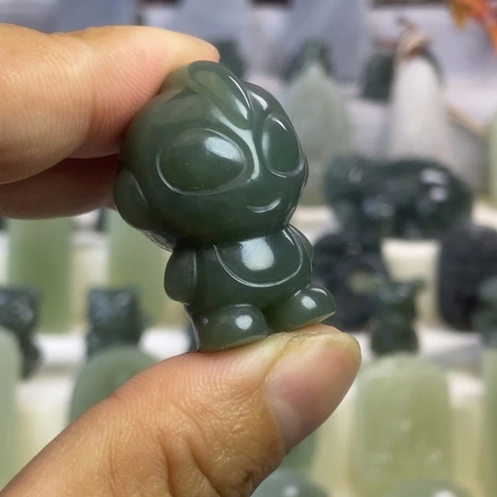 和田玉（青玉）摆件未镶嵌