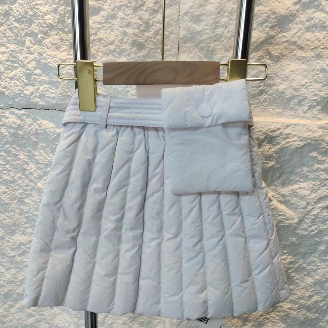 【链接5181】白色羽绒短裙