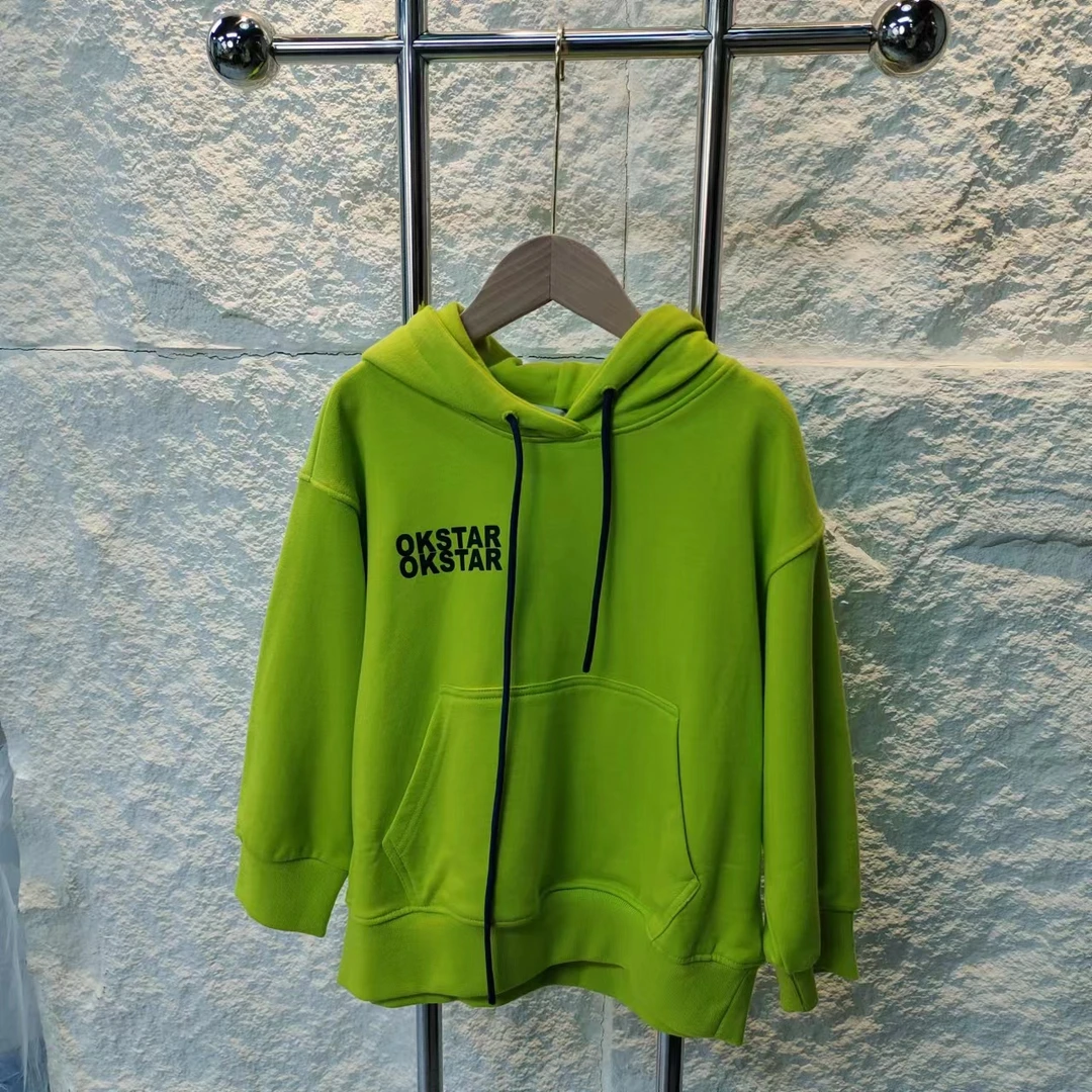 【链接0501】荧光绿连帽卫衣