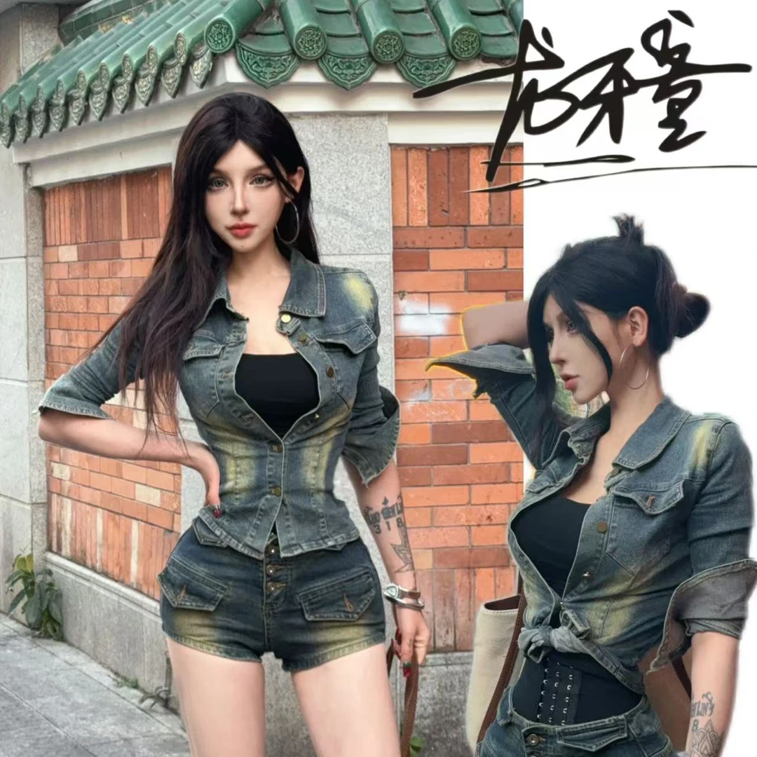 龙怼怼推荐【牛仔外套】显瘦短款时尚百搭性感夏季气质修身休闲韩版