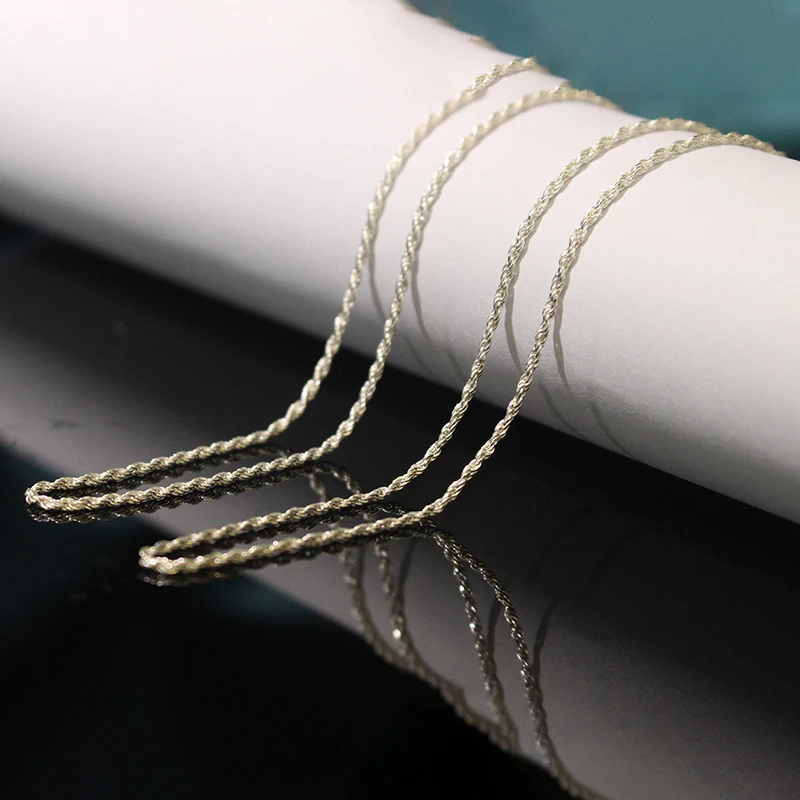 925银银制品 S925银项链51DT34H7【多样性发一件】18寸45cm CHM