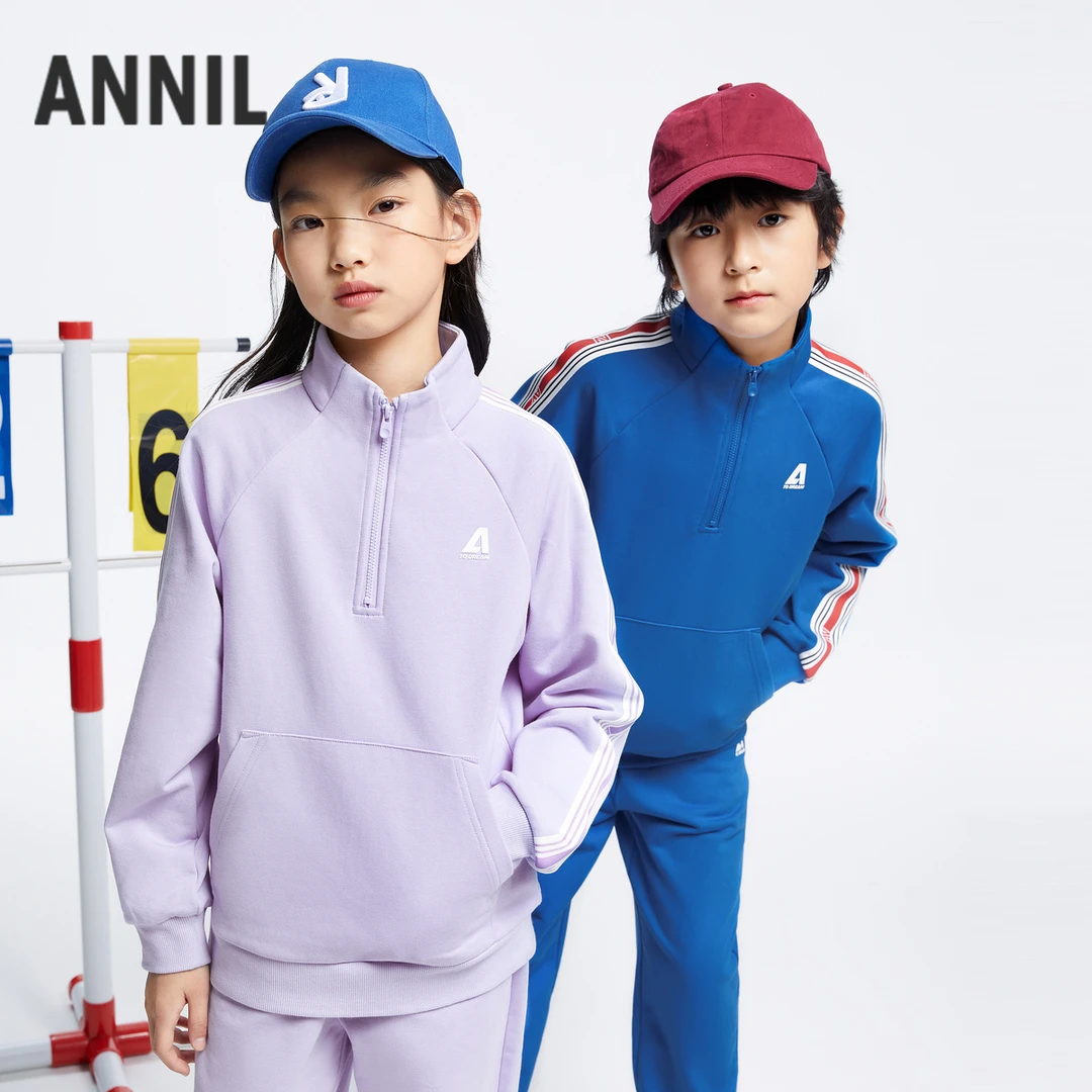 男女童套装秋季新款安奈儿童装EM431554