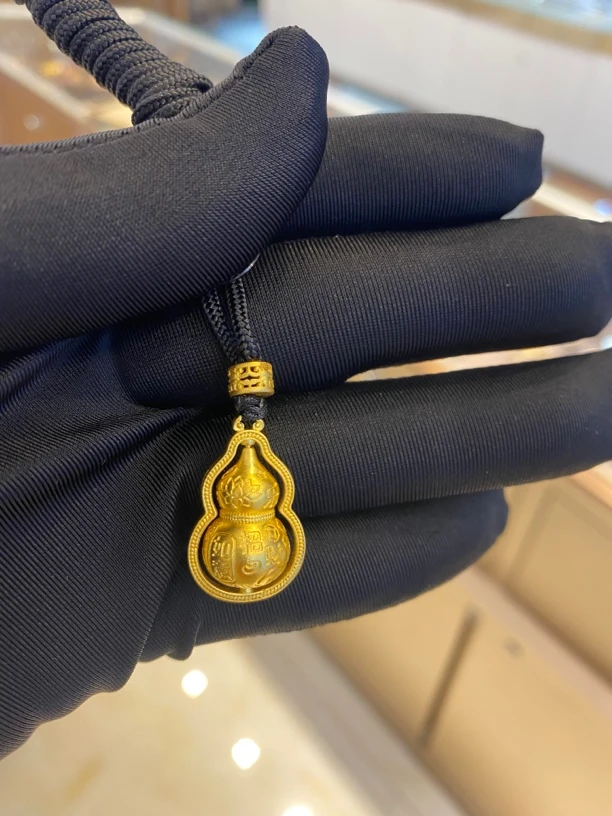 足金999 葫芦吊坠