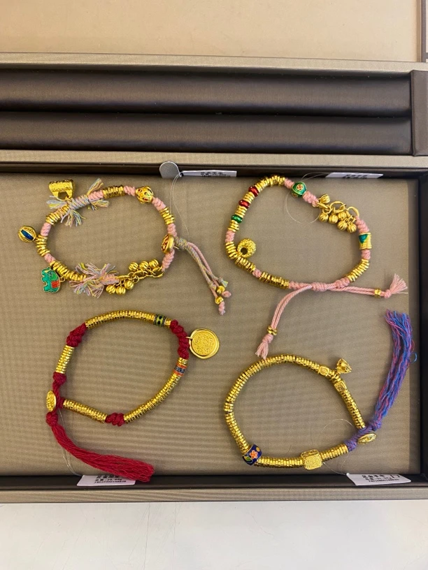 足金999 手工盘缠手链（多样性发一）