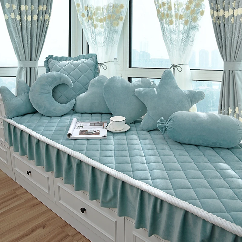 飘窗垫窗台垫子榻榻米现代简约阳台防滑海绵毯落地窗垫定做可机洗