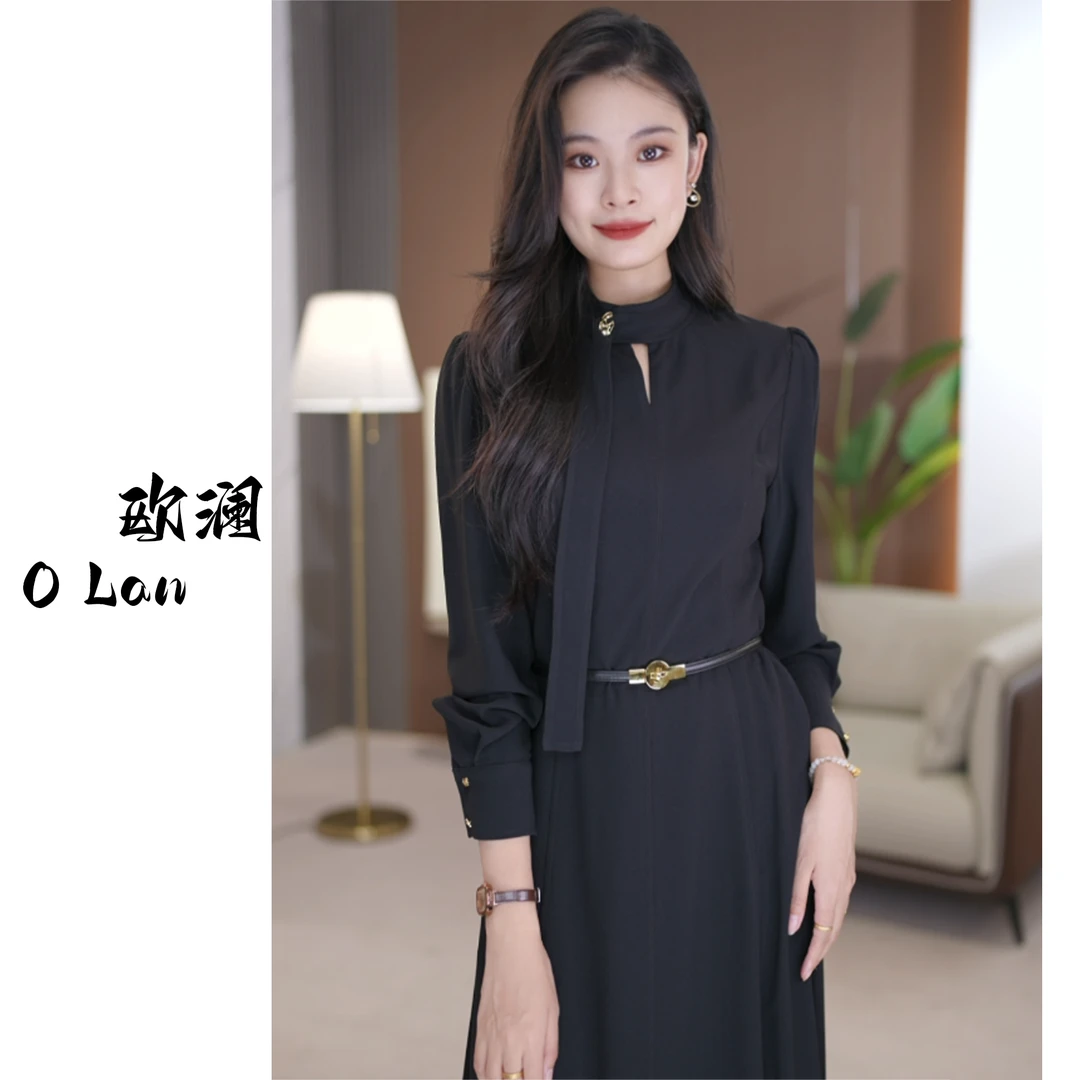 欧澜服饰•【月光舒曼】24560 金秋新款裙王系列气质简约轻奢连衣裙