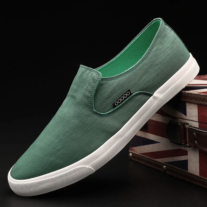 男鞋春夏薄款帆布鞋韩版低帮潮流百搭鞋休闲布鞋男透气板鞋20251