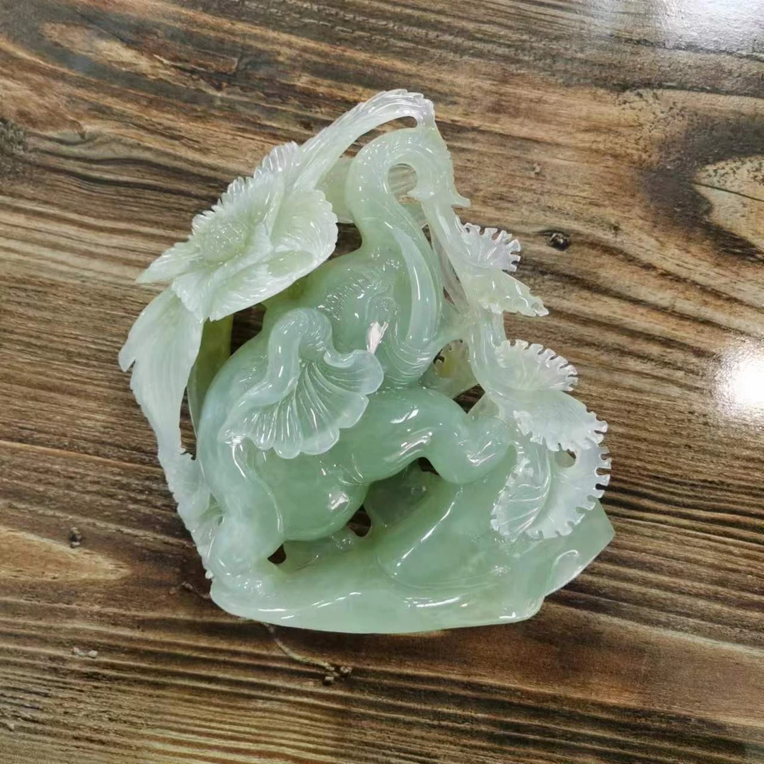 高端定制玉石摆件走向成功