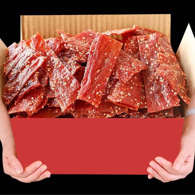 靖江猪肉脯脆片边角料大袋肉干铺网红追剧约会零食小吃袋装批发