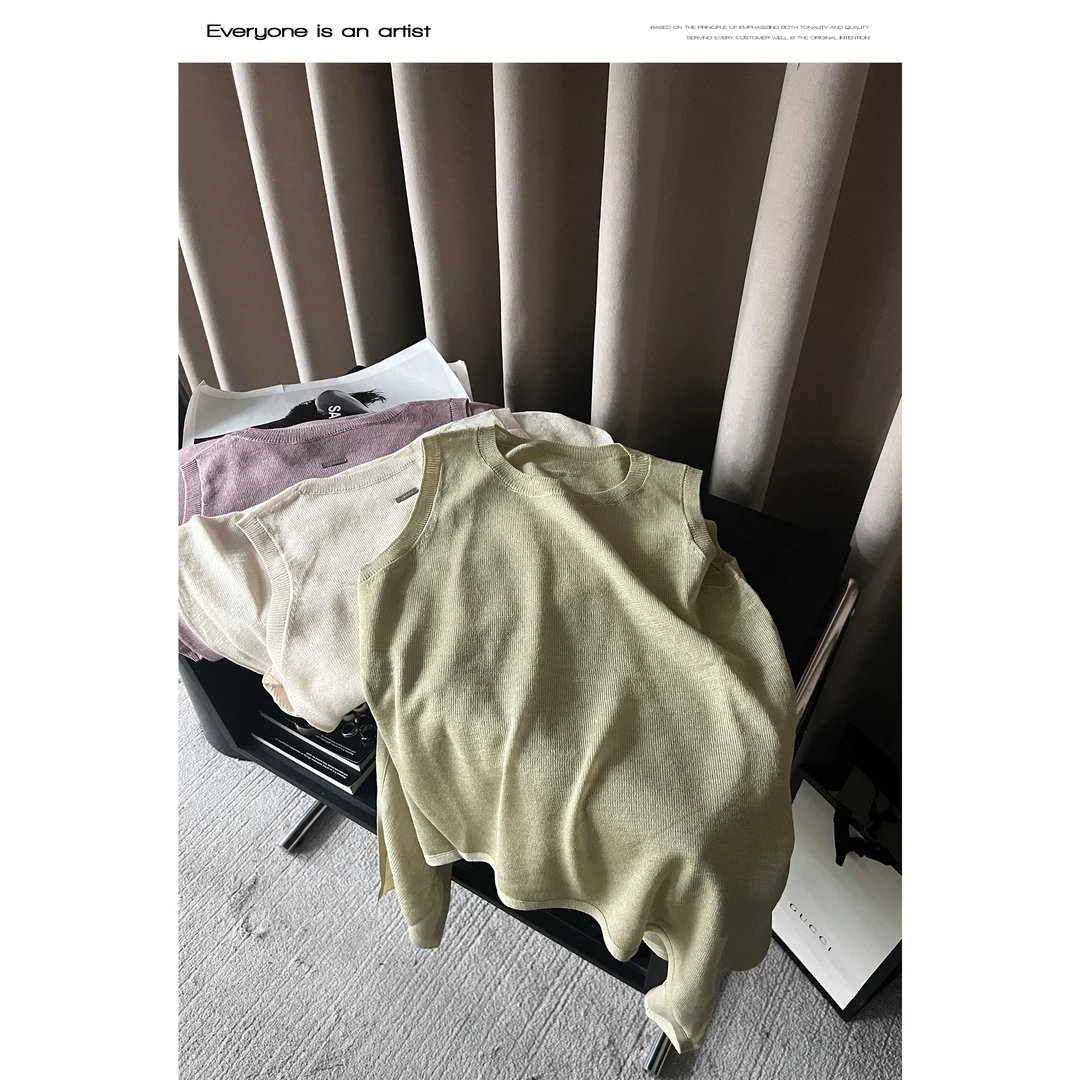 33912女背心打底瑜伽时尚户外休闲绿色女士黄色