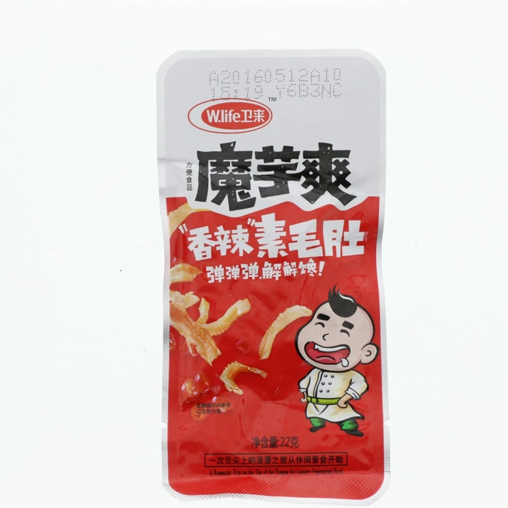 卫龙魔芋爽香辣素毛肚18g