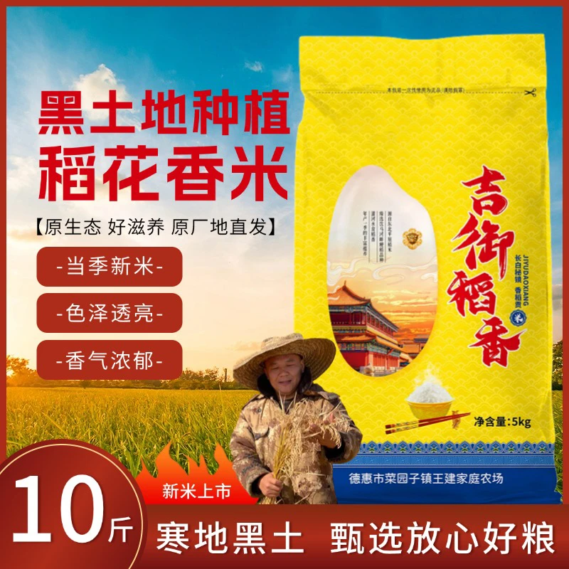 【现磨现发】王建家大米2024东北稻花香新双合大米