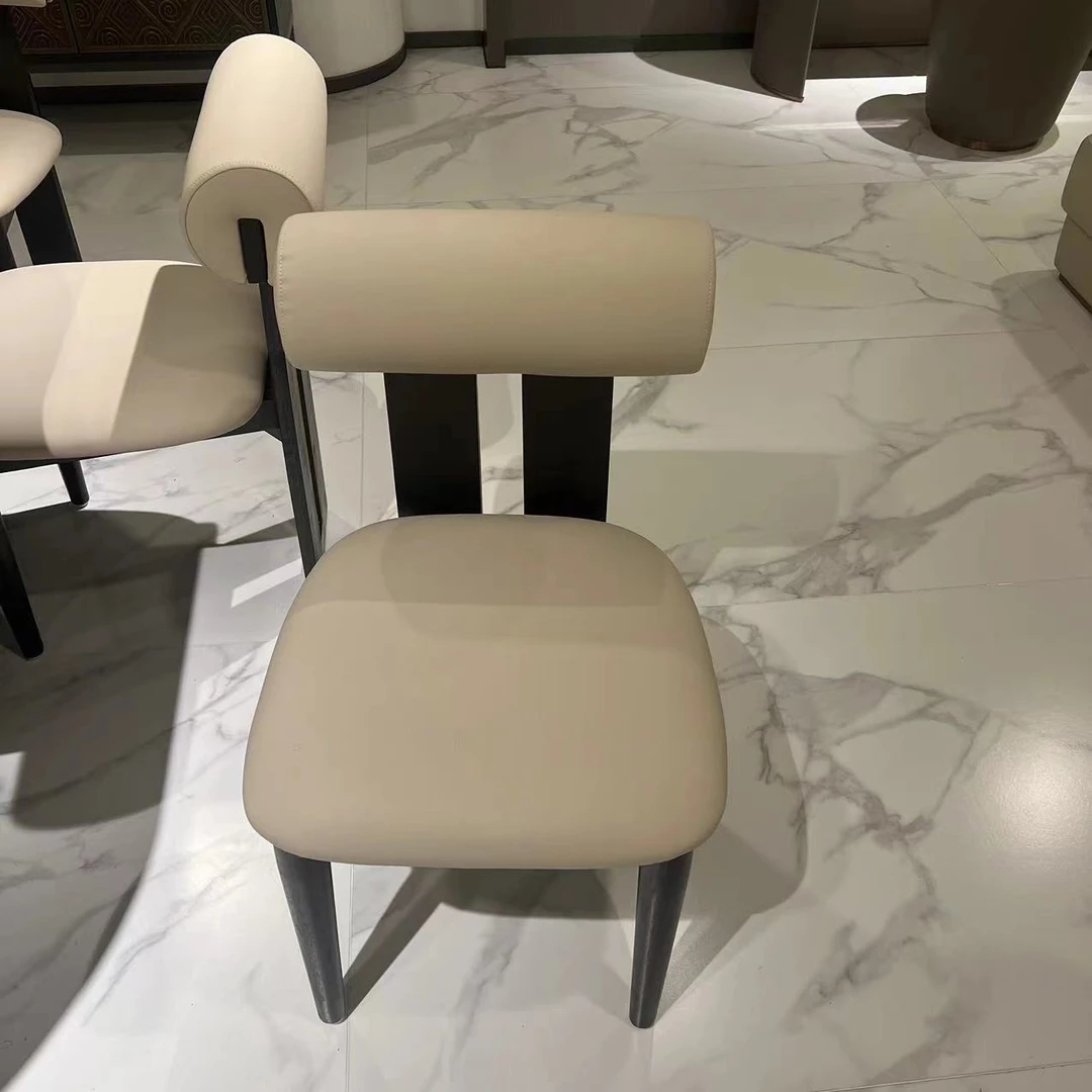 【玥玑甄选】餐厅椅河马餐椅意式极简简约家用百搭款餐椅