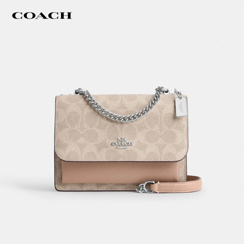 COACH/蔻驰【品牌直供】女士印花风琴包单肩斜挎包 CW206SVPWH