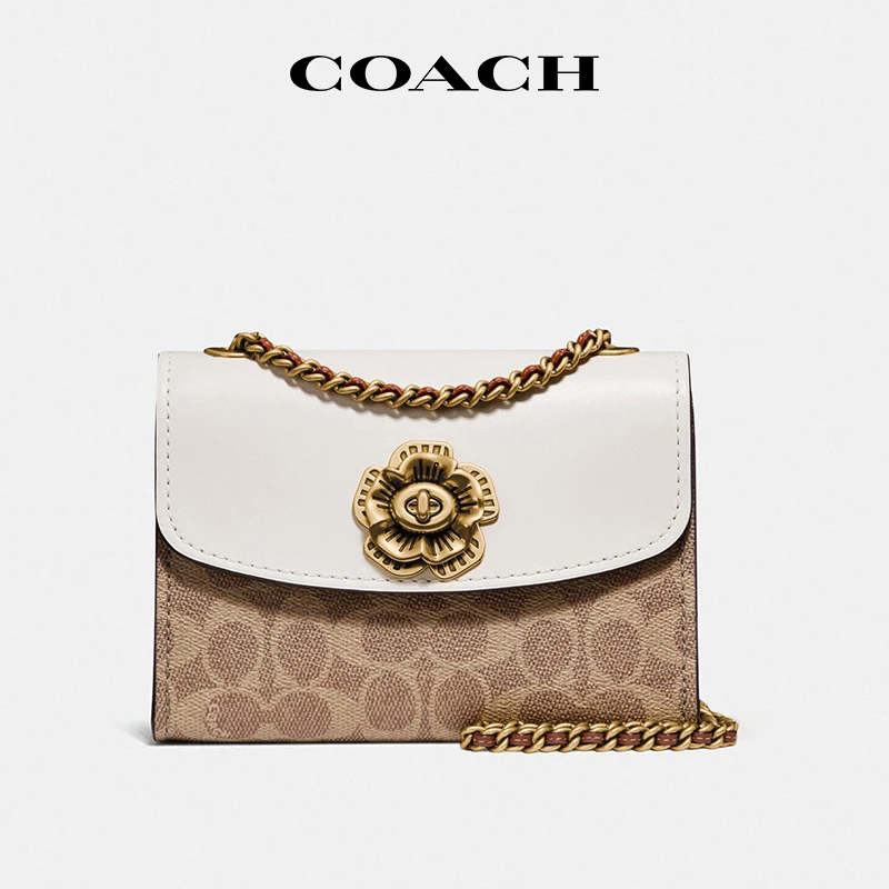 COACH/蔻驰专柜款山茶花Parker小号斜跨包【品牌授权 现货直发】