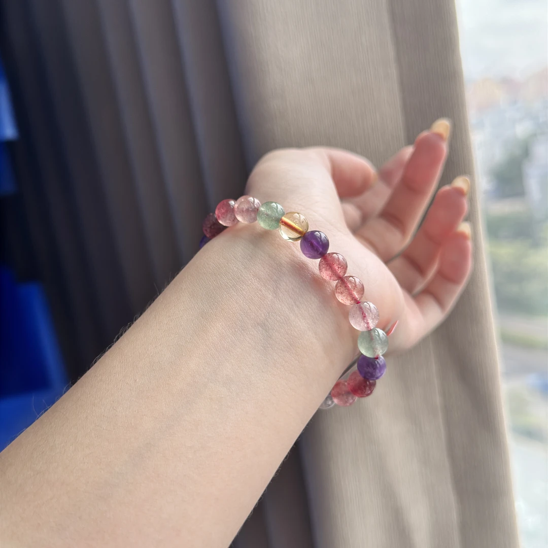 水晶多宝手串8mm