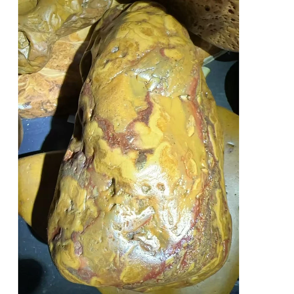 万石轩黄蜡石观赏象形奇石摆件