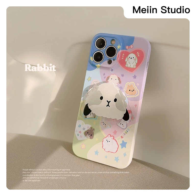 【Meiin Studio】游园兔兔|苹果华为mate60通用软萌ins少女创意支架