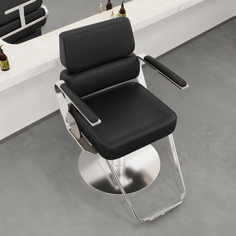 HMQ网红轻奢理发店发廊专用美发椅子舒适简约烫染座椅可升降剪发