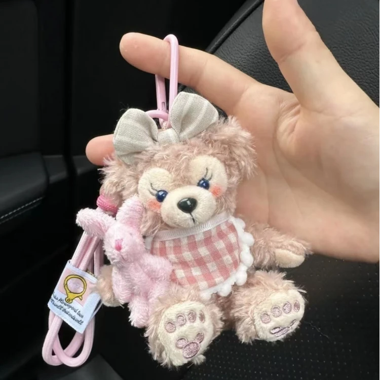 毛绒墨镜玫玫玩偶包包挂件钥匙扣装饰玩偶可爱卡通挂饰公仔送礼物