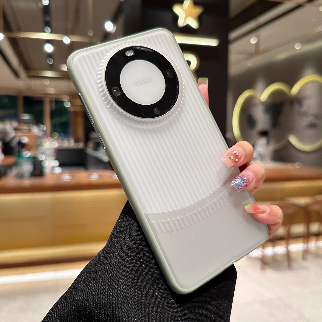 华为mate60pro手机壳新款mate60亚克力透明硬壳mate60pro+防摔壳