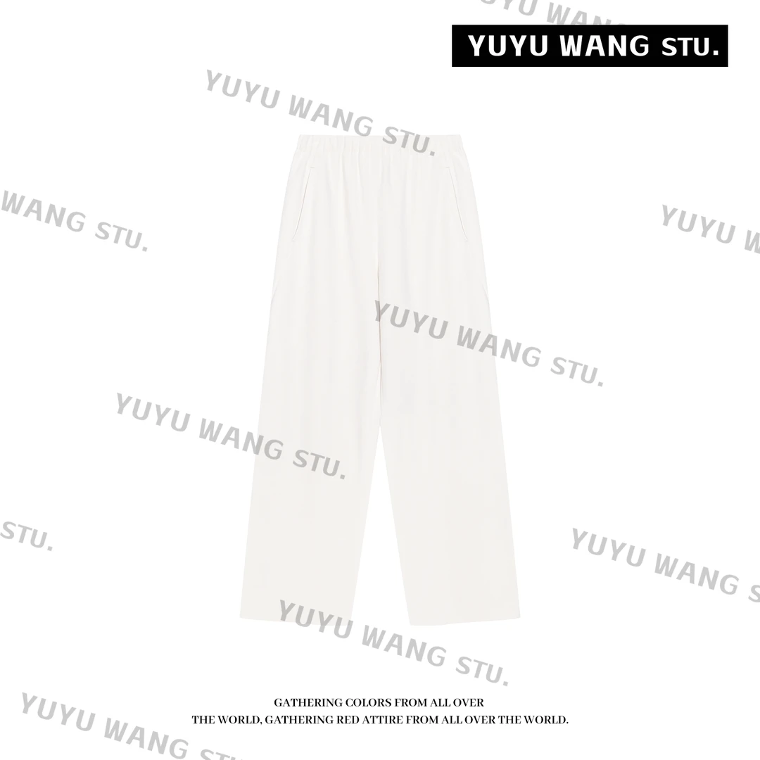 YUYU WANG 【绵绵】米白色裤子 RBC2FD084