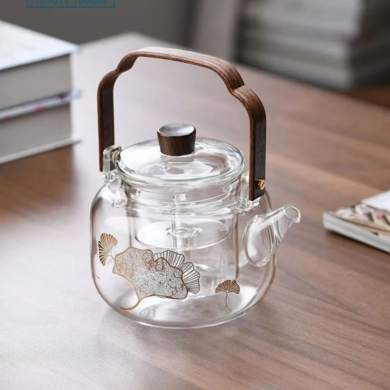 高硼硅玻璃电陶炉泡茶壶围炉煮茶壶手工多功能大容量蒸煮蒸汽小型