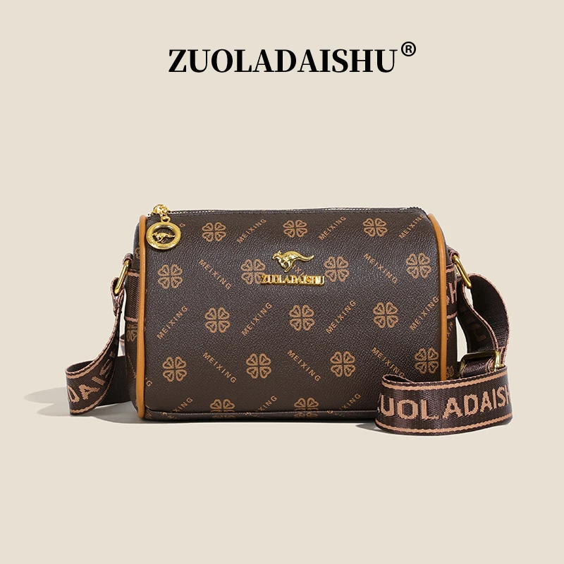 时尚大容量包包轻奢单肩包斜挎包包洋气28803棕色