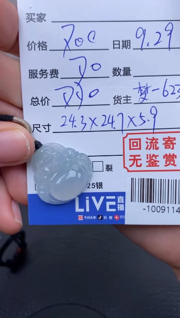 【闪购商品】翡翠颈饰未镶嵌多人-10091140