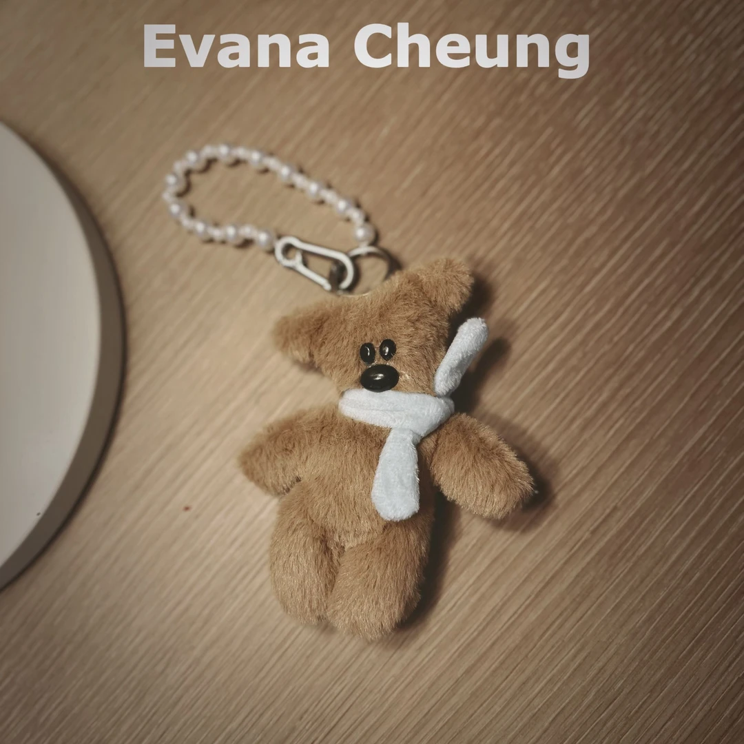 澳洲设计师品牌EvanaCheung系列 歪头小熊包挂