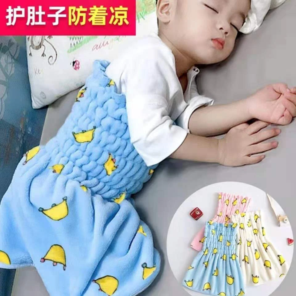 护肚子肚围婴儿童宝宝神器小孩防着凉睡觉暖肚子防踢被春