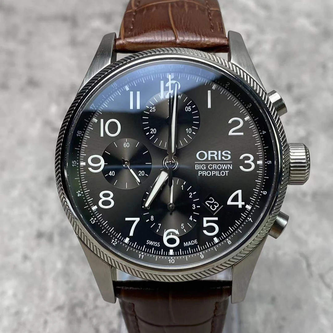 95新 Oris/豪利时 95新豪利时航空/公价22800/表径44mm/机械男表/