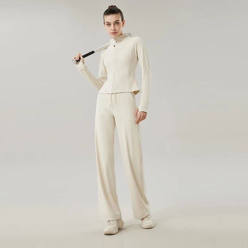 2024新款高级感瑜伽服套装女健身房户外专业跑步高端速干运动套装