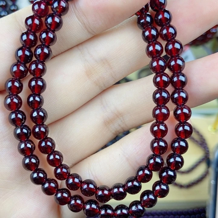 石榴石手链未镶嵌5.3