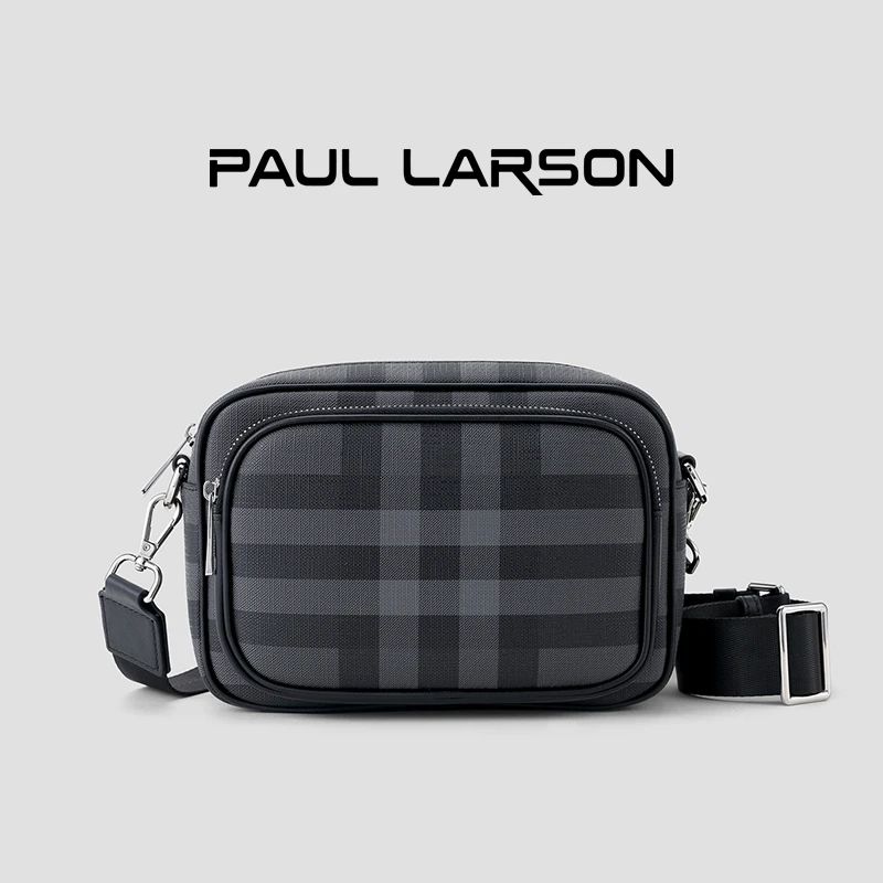 欧美潮流新款单肩包男潮牌时尚多功能斜挎包男款经典百搭通勤包男