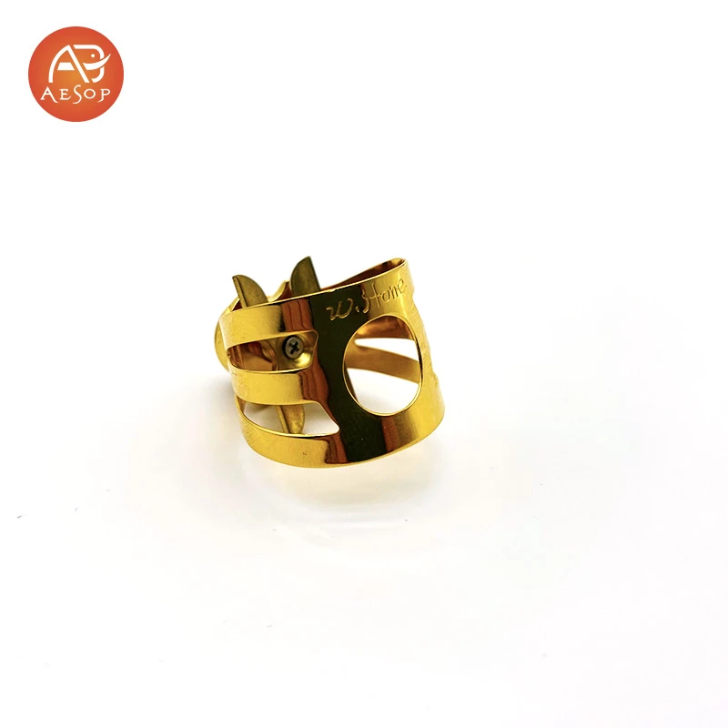 进口石森新款典雅系列 萨克斯镀金卡子