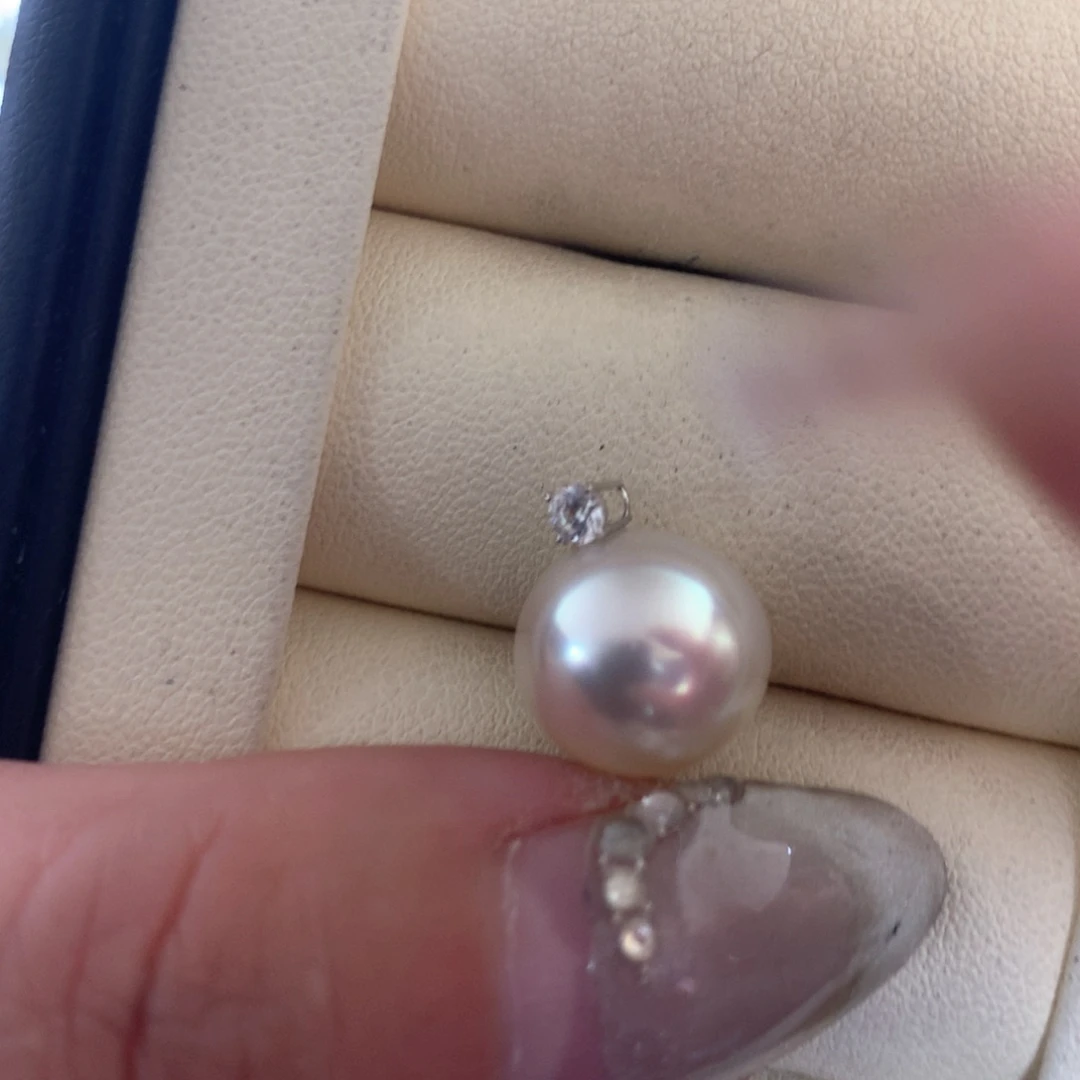 海水珍珠颈饰18K金镶嵌