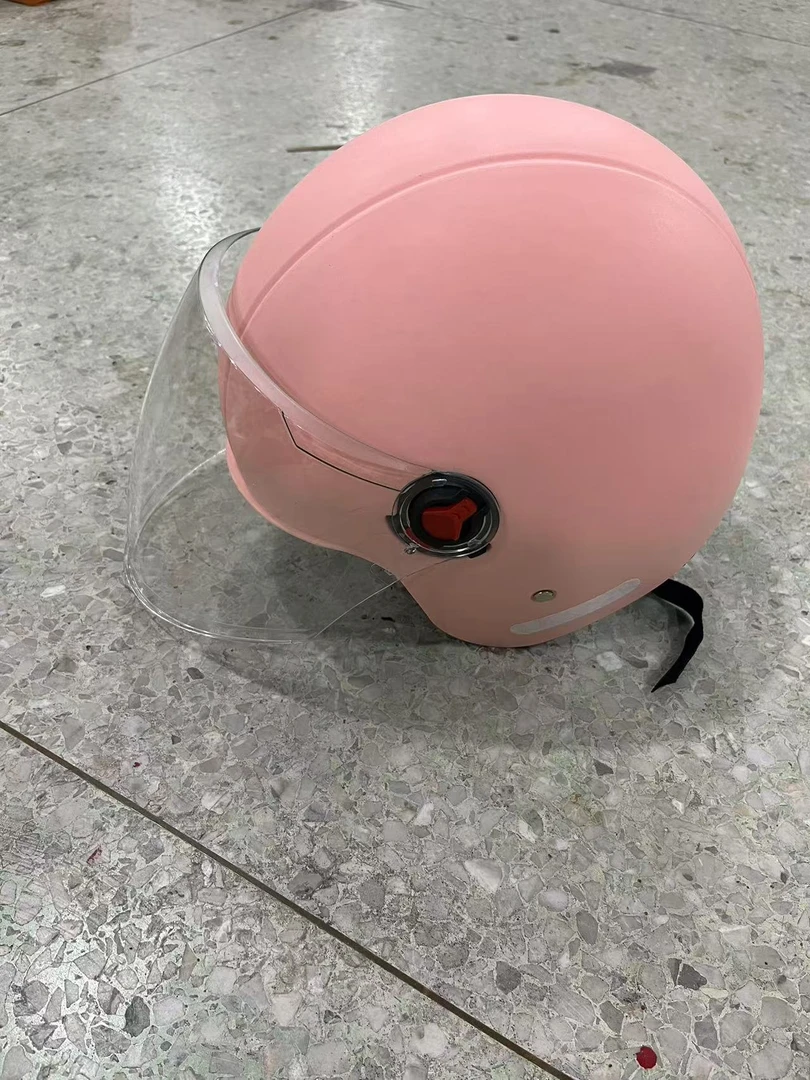 电动车女士头盔电瓶摩托车夏季通用四季安全帽半盔