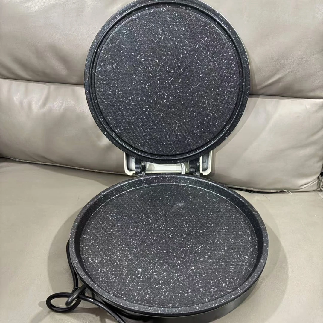 M833大口径正品电饼铛平底一体专用家用烙饼锅 颜色随机发