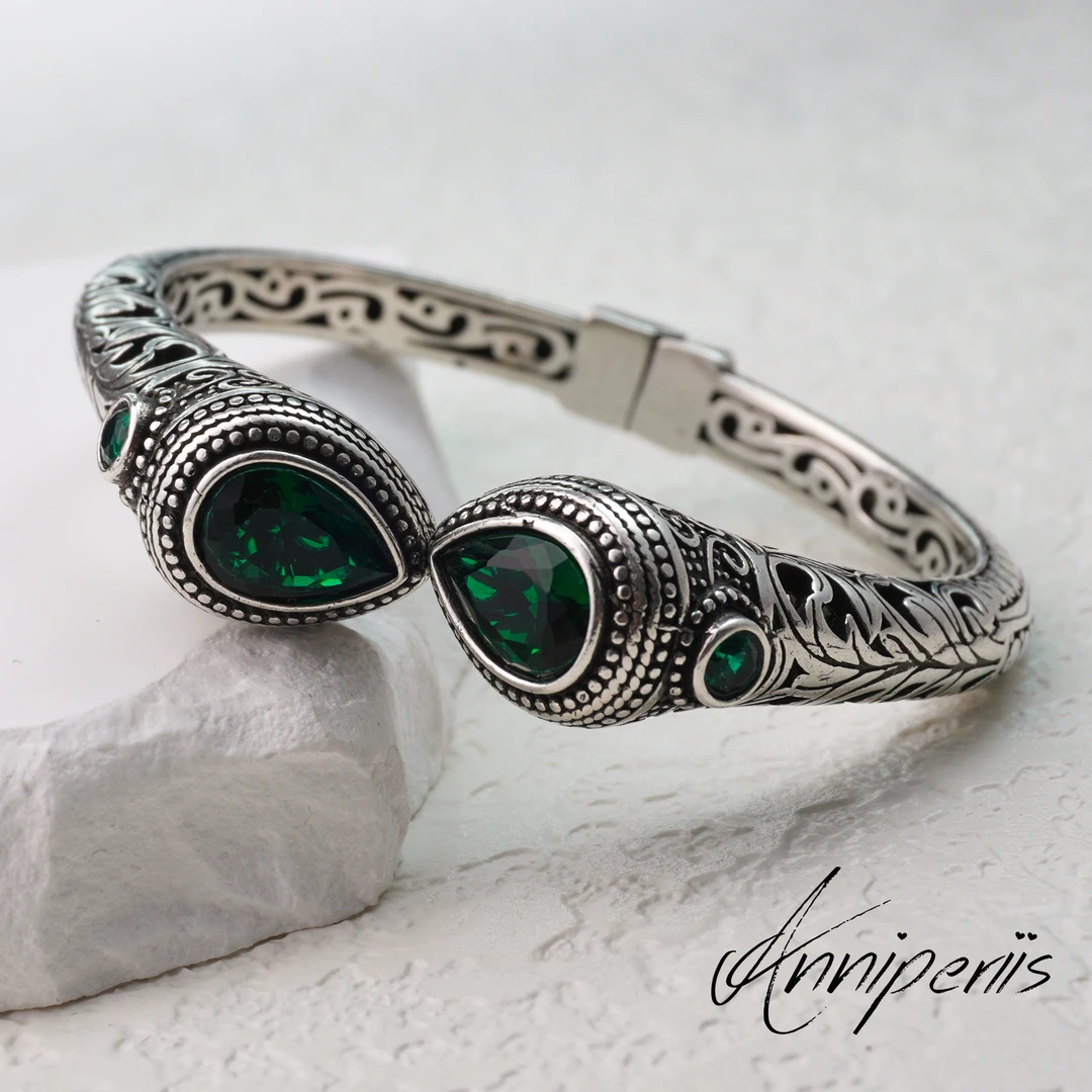 Anni轻奢【D388】手工气质时尚欧美个性中古百搭手镯6