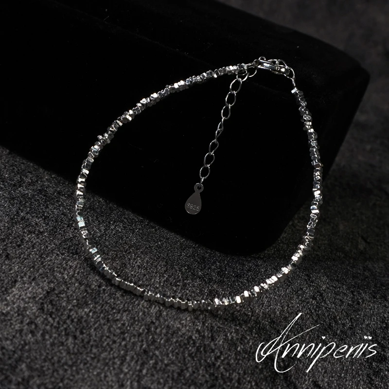 坠链均925银 Anni轻奢【D2009】气质时尚百搭简约小众个性项链手链6