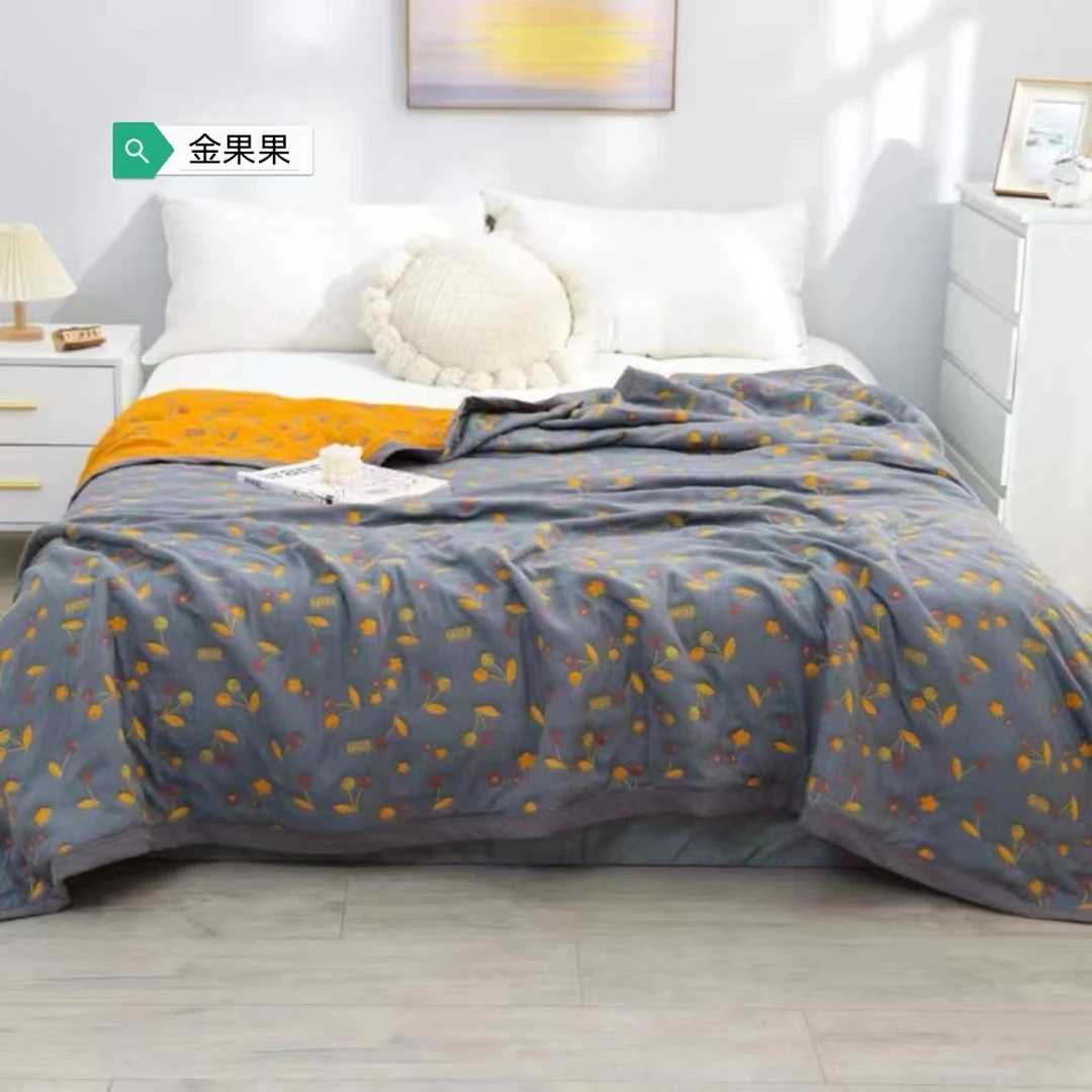 【金果果】2.1×2.4米   多功能纱布床盖 可铺可盖
