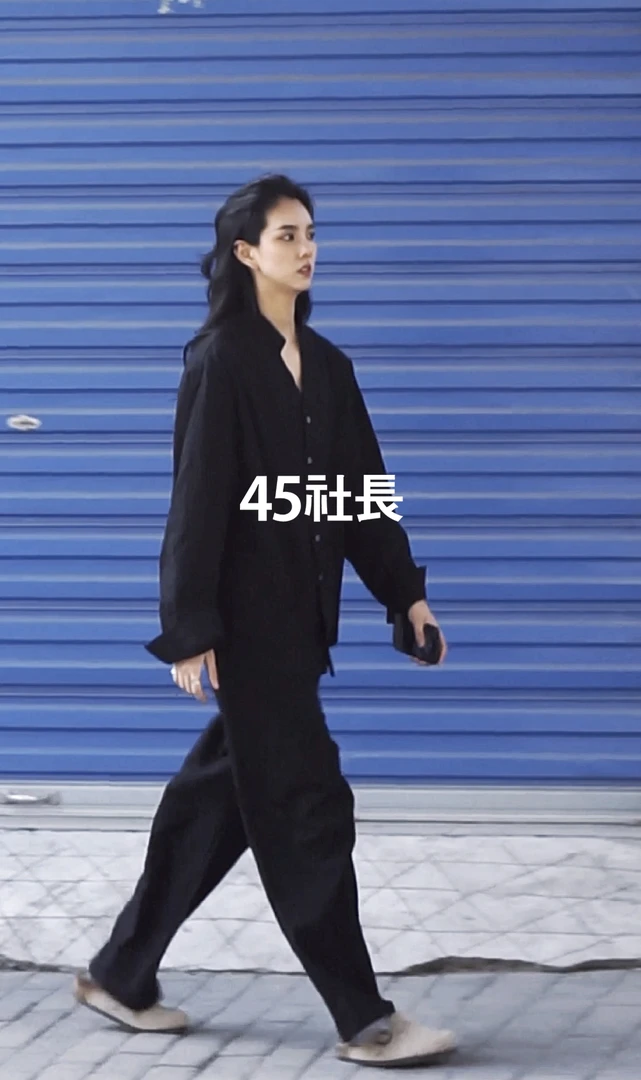 45述社长男女同款春夏秋套装 棉麻透气做自己行走的风系列