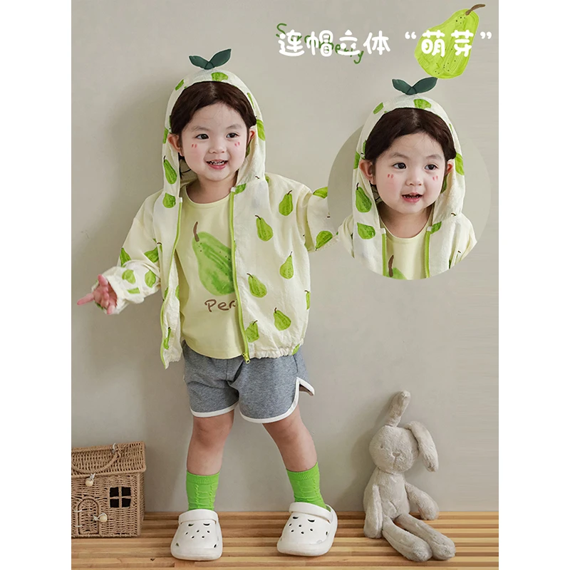 【清】幼悠印花立体叶 夏日套装系列X3626 X3629