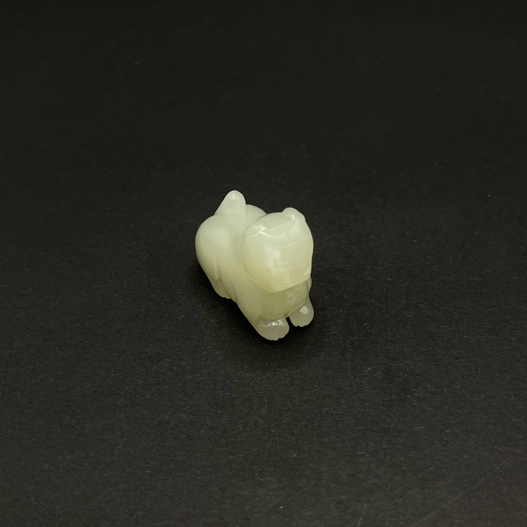 清代玉兽071693/收藏/传承/【友谊文物商店】