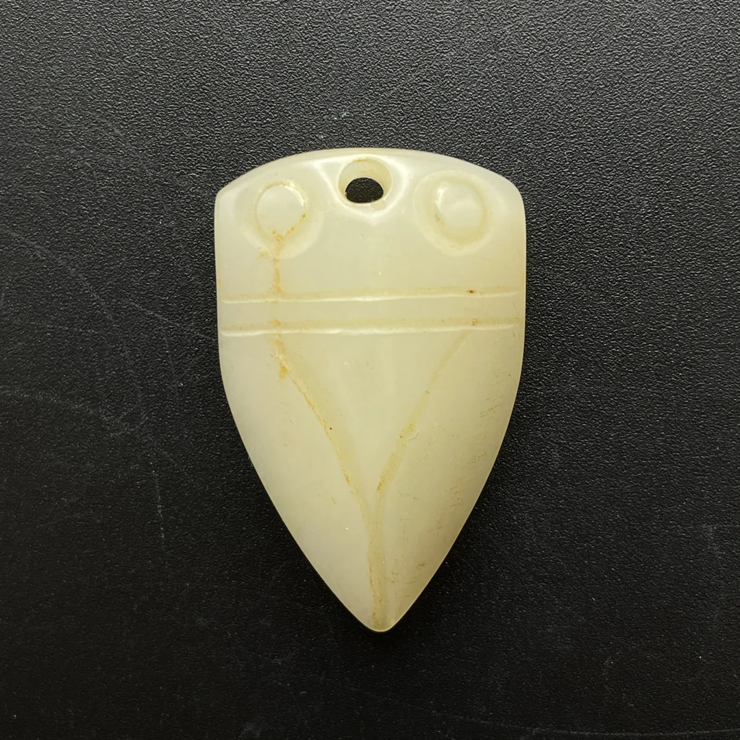明代玉蝉237007/收藏/传承/【友谊文物商店】