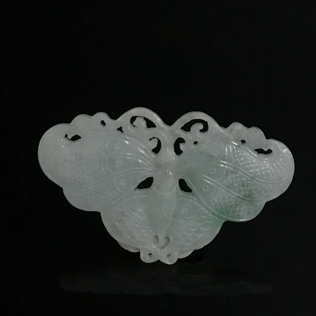 清代翡翠蝴蝶佩/460863/收藏/传承/【友谊文物商店】